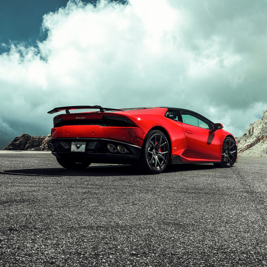 Lamborghini Huracan Verona Edizione Aero Wing Blade w/ Aluminum Uprights - Vorsteiner Wheels Wheels  - Aero - [tags]