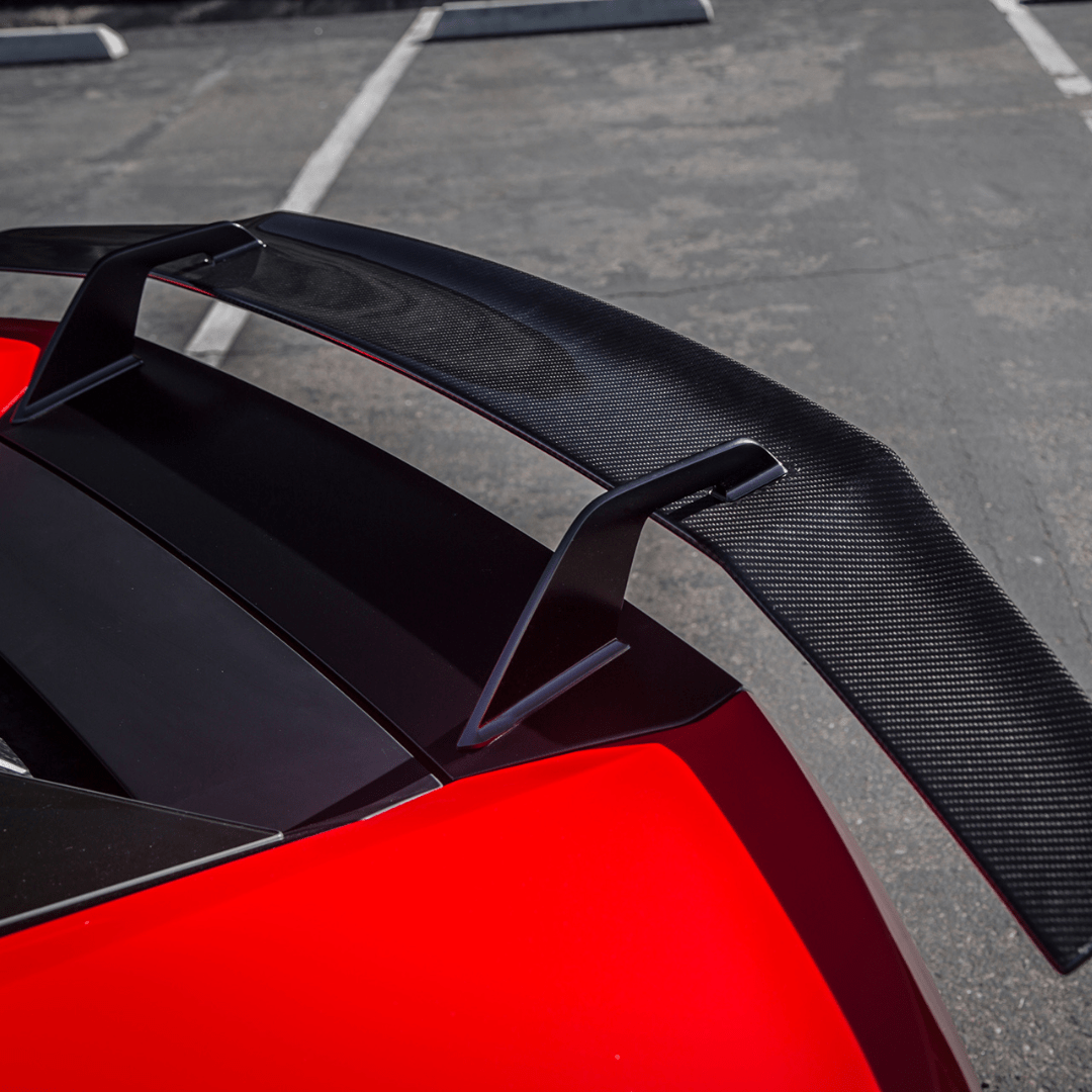 Lamborghini Huracan Verona Edizione Aero Wing Blade w/ Aluminum Uprights - Vorsteiner Wheels Wheels  - Aero - [tags]
