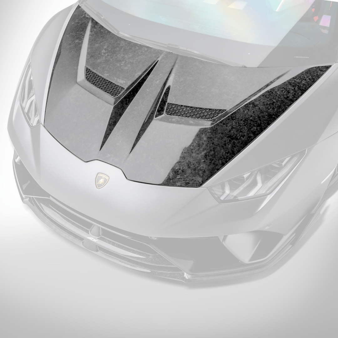 Lamborghini Huracan Performante Vicenza Edizione Aero Bonnet *Carbon Matrix* - Vorsteiner Wheels  - Aero - [tags]
