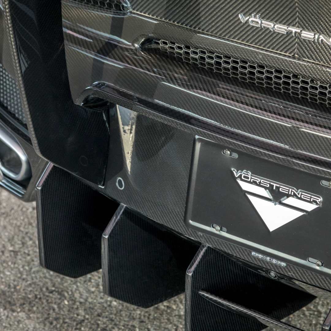 Mclaren 570S VX Aero Wing Blade Carbon Fiber w/ Carbon Fiber Uprights - Vorsteiner Wheels  - Aero - [tags]