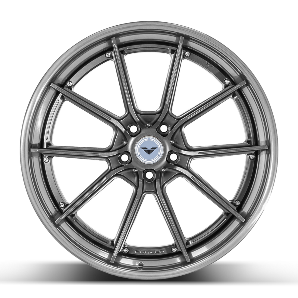 <b>VMP-301</b><br>2020-2022 Tesla Model S<br>21x10.5 | 21x11.5<br>Satin Graphite<br>High Polished Lip - Vorsteiner Wheels  - Wheels - [tags]