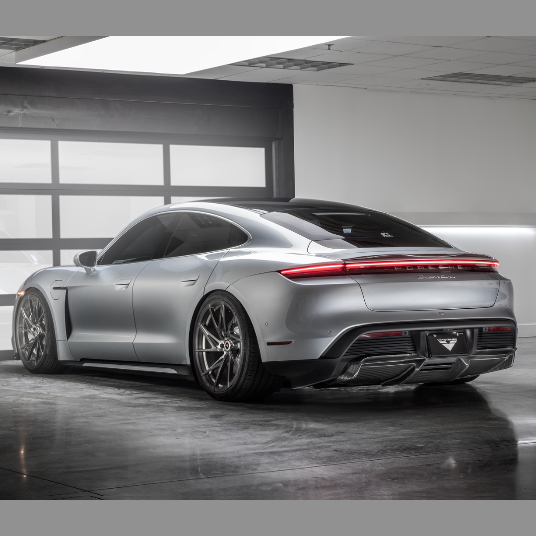 Porsche Taycan Turbo/Turbo S Gw9 Rear Diffuser - Vorsteiner Wheels Wheels  -  - [tags]