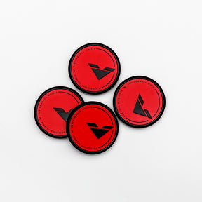 Vorsteiner Red Center Caps (Designer Series) - Vorsteiner Wheels  - Toys - [tags]