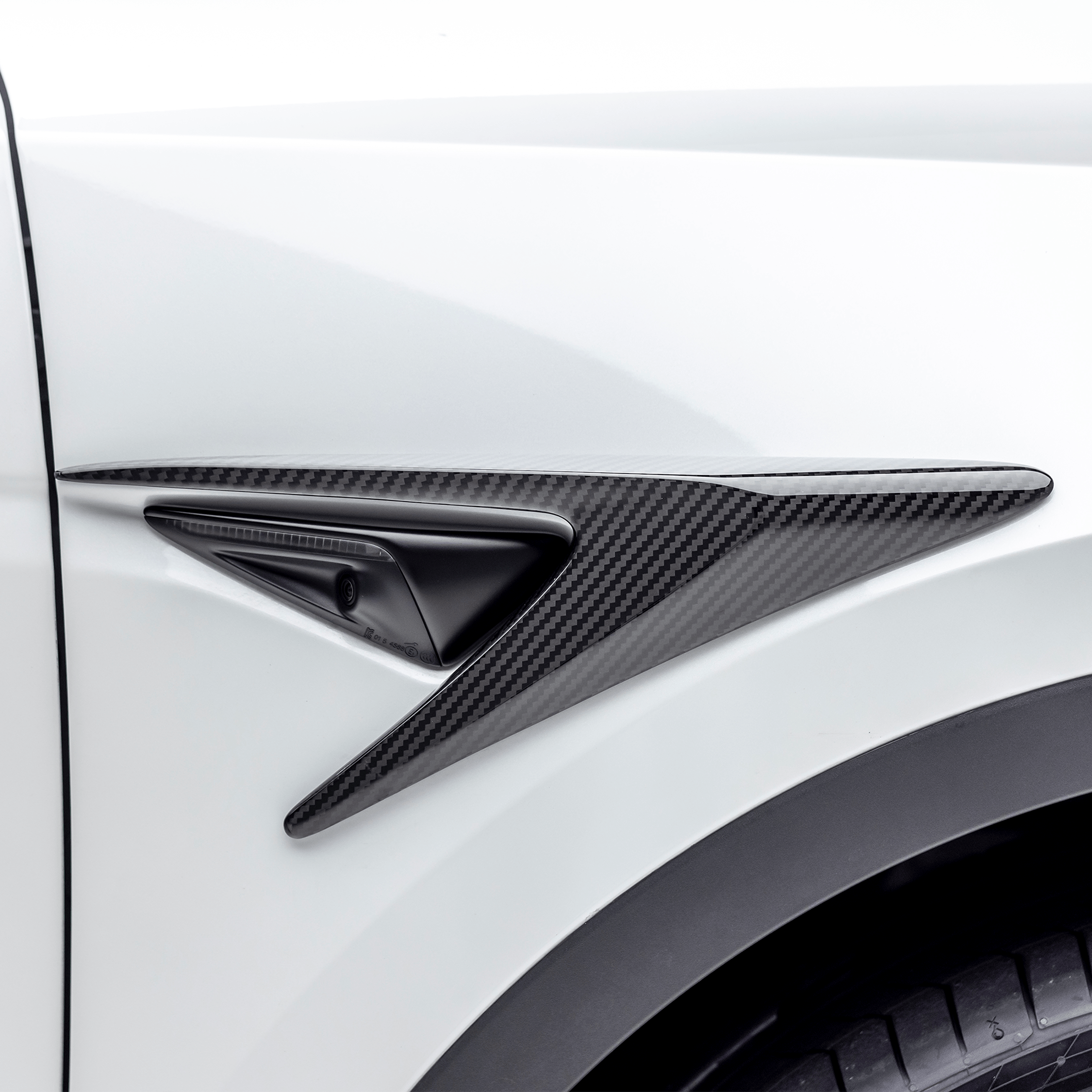 Tesla Model Y Aero Add-On Fender Vents - Vorsteiner Wheels  - Aero - [tags]