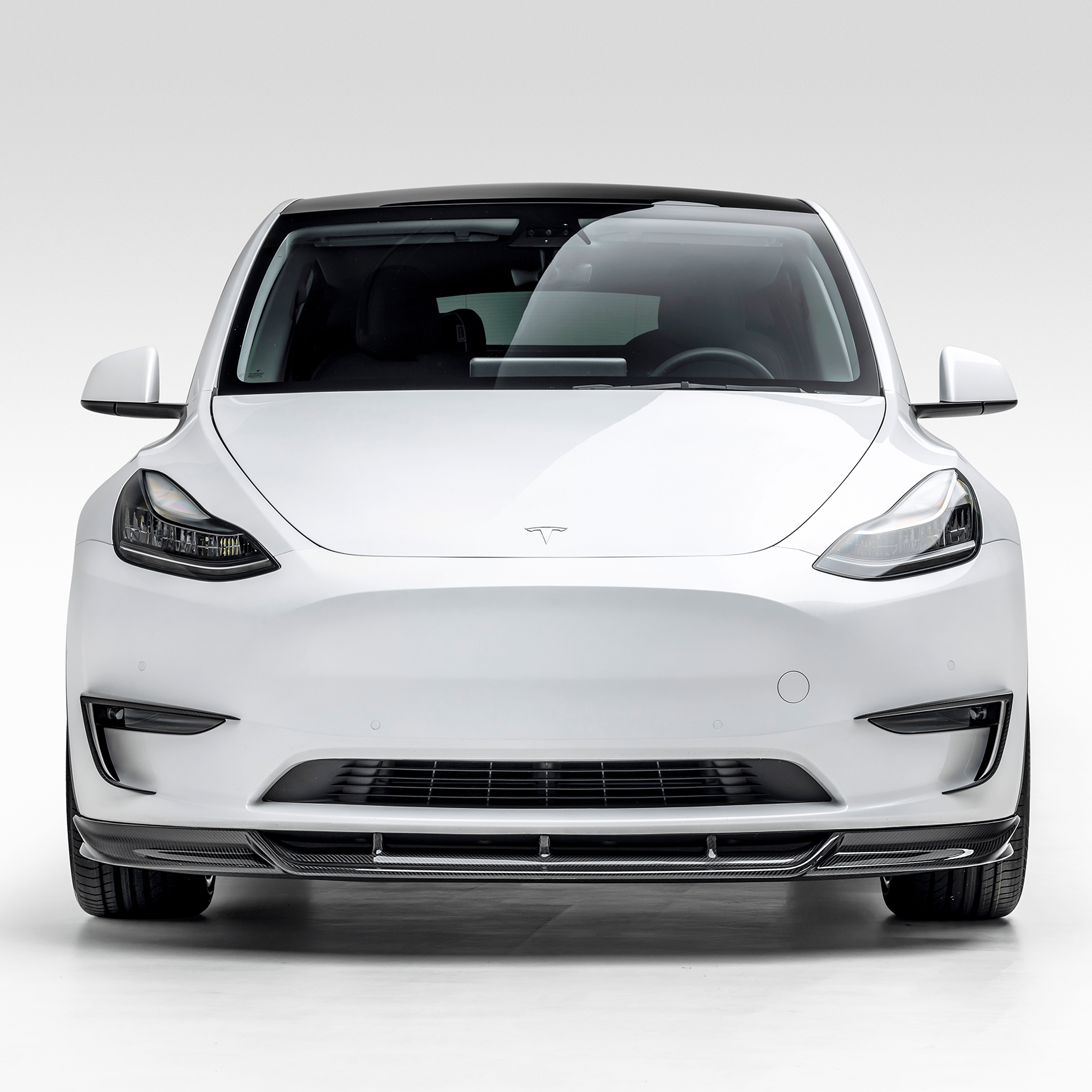 Tesla Model Y Aero Front Spoiler - Vorsteiner Wheels  - Aero - [tags]