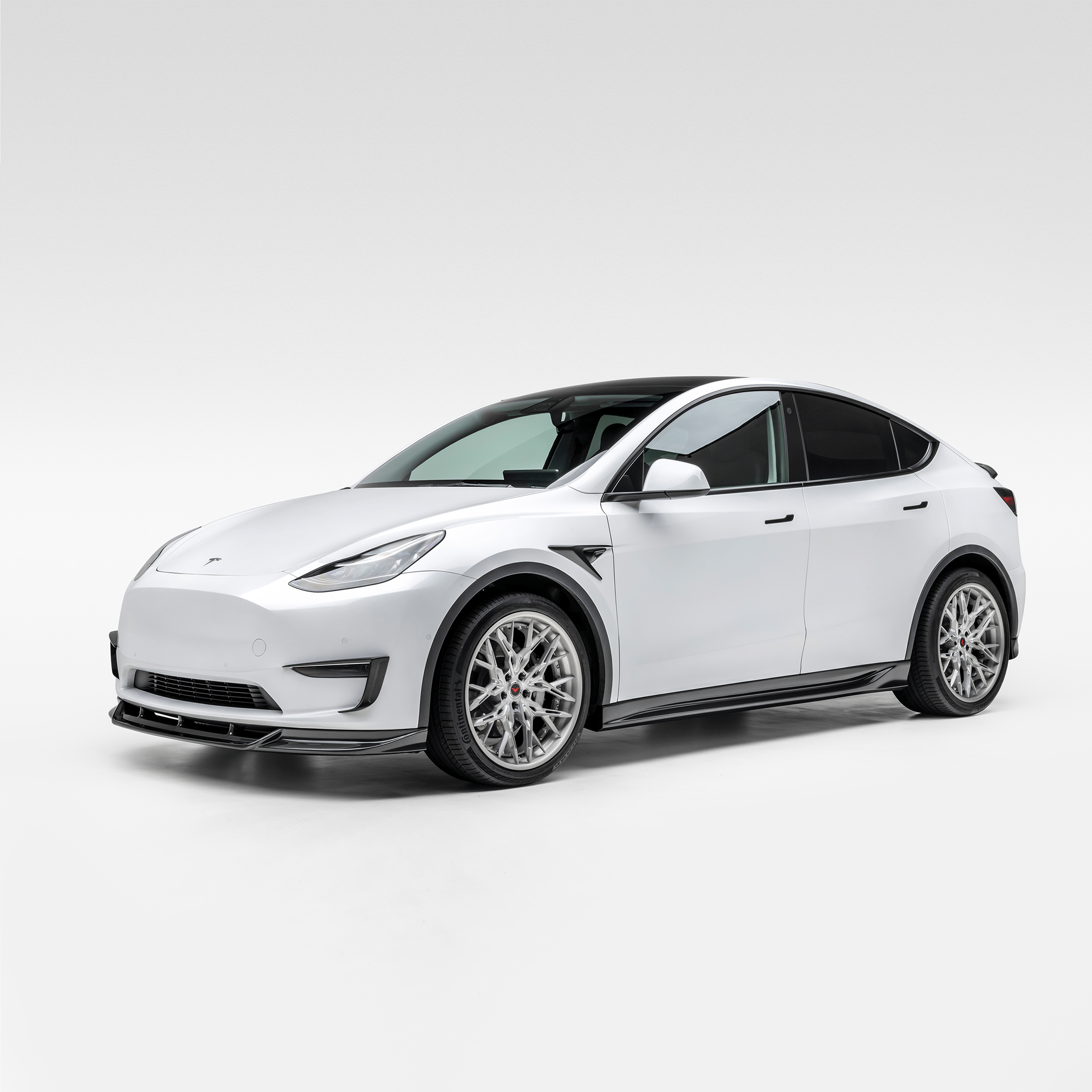 Tesla Model Y Aero Front Spoiler - Vorsteiner Wheels  - Aero - [tags]