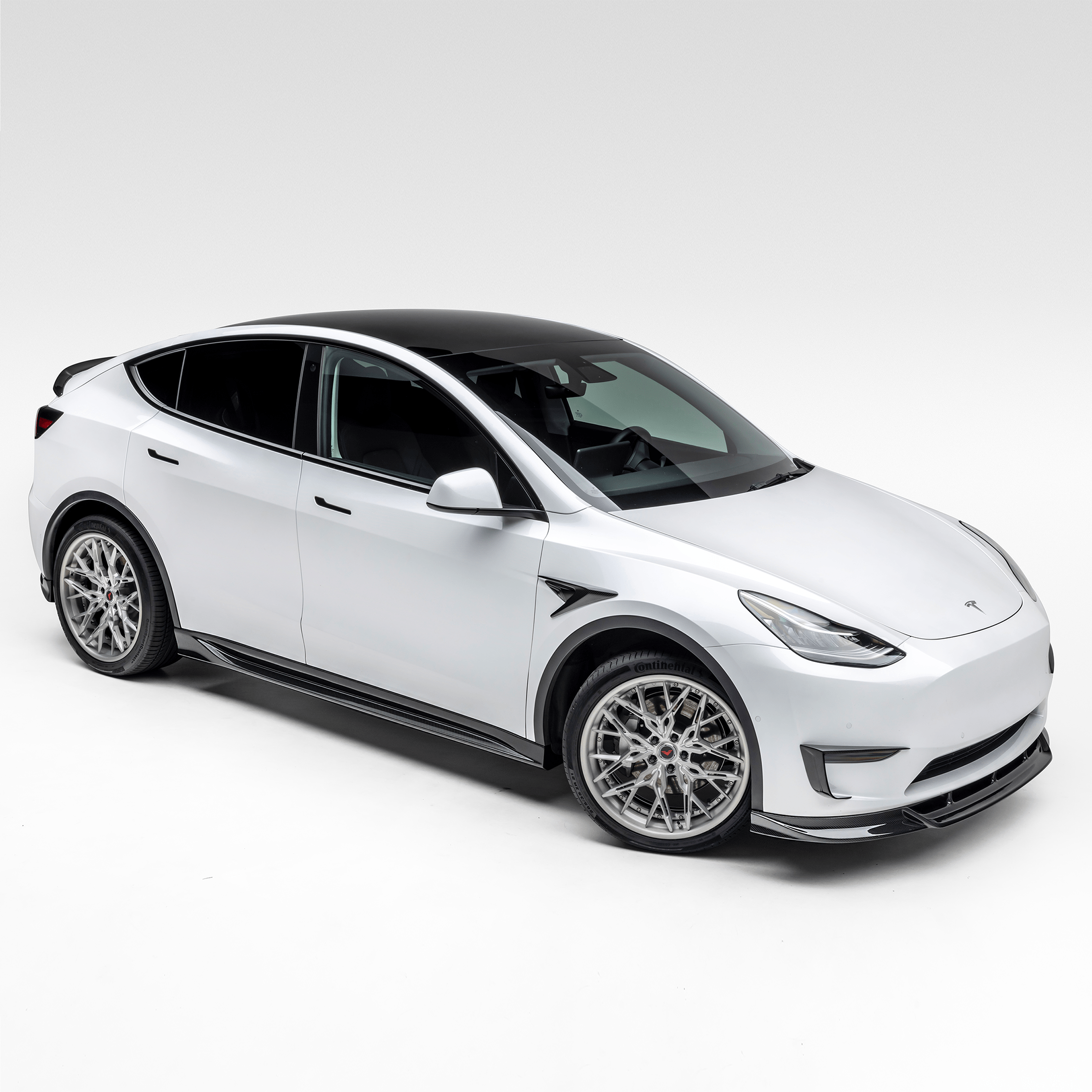 Tesla Model Y Aero Front Spoiler - Vorsteiner Wheels  - Aero - [tags]