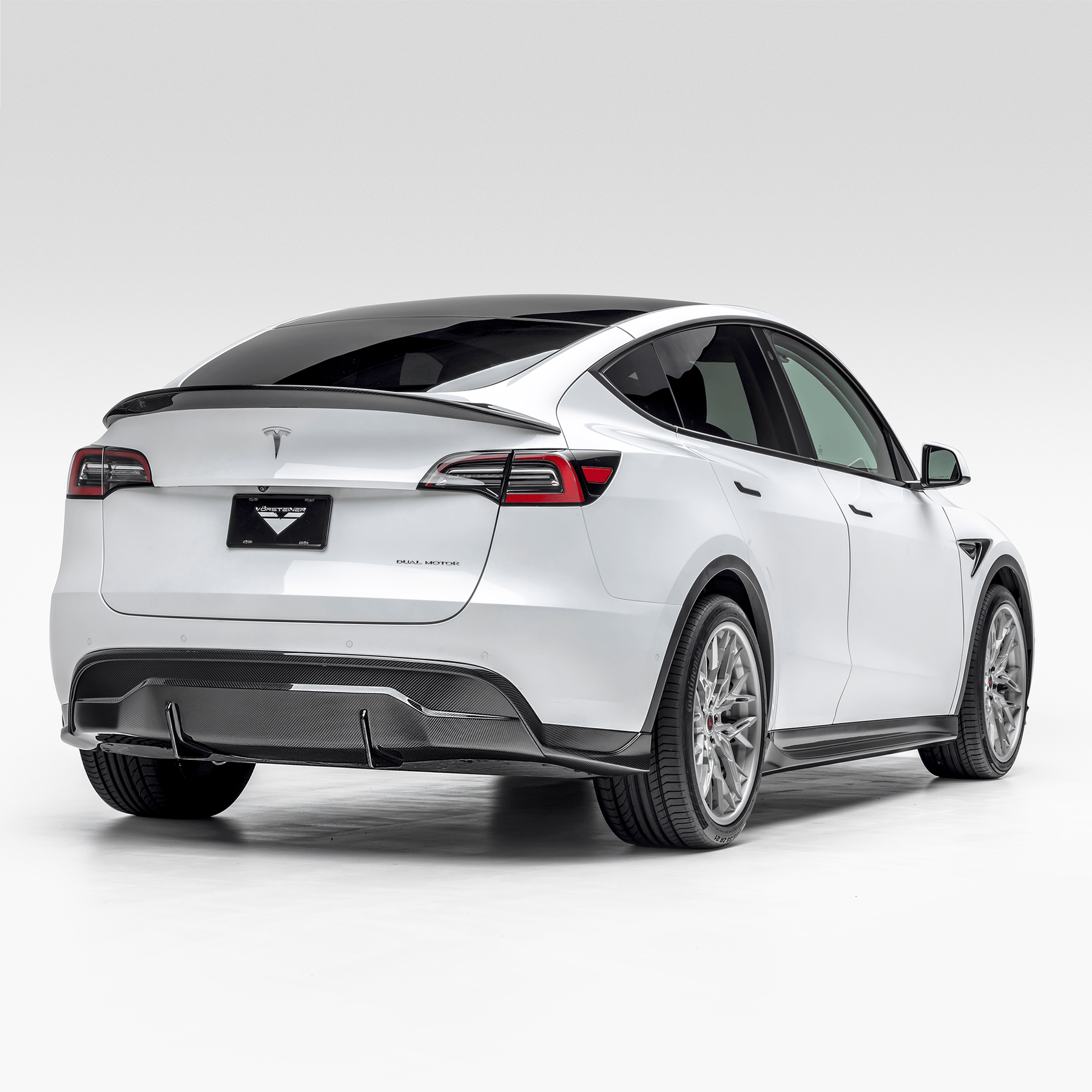 Tesla Model Y Aero Rear Diffuser Vorsteiner Wheels
