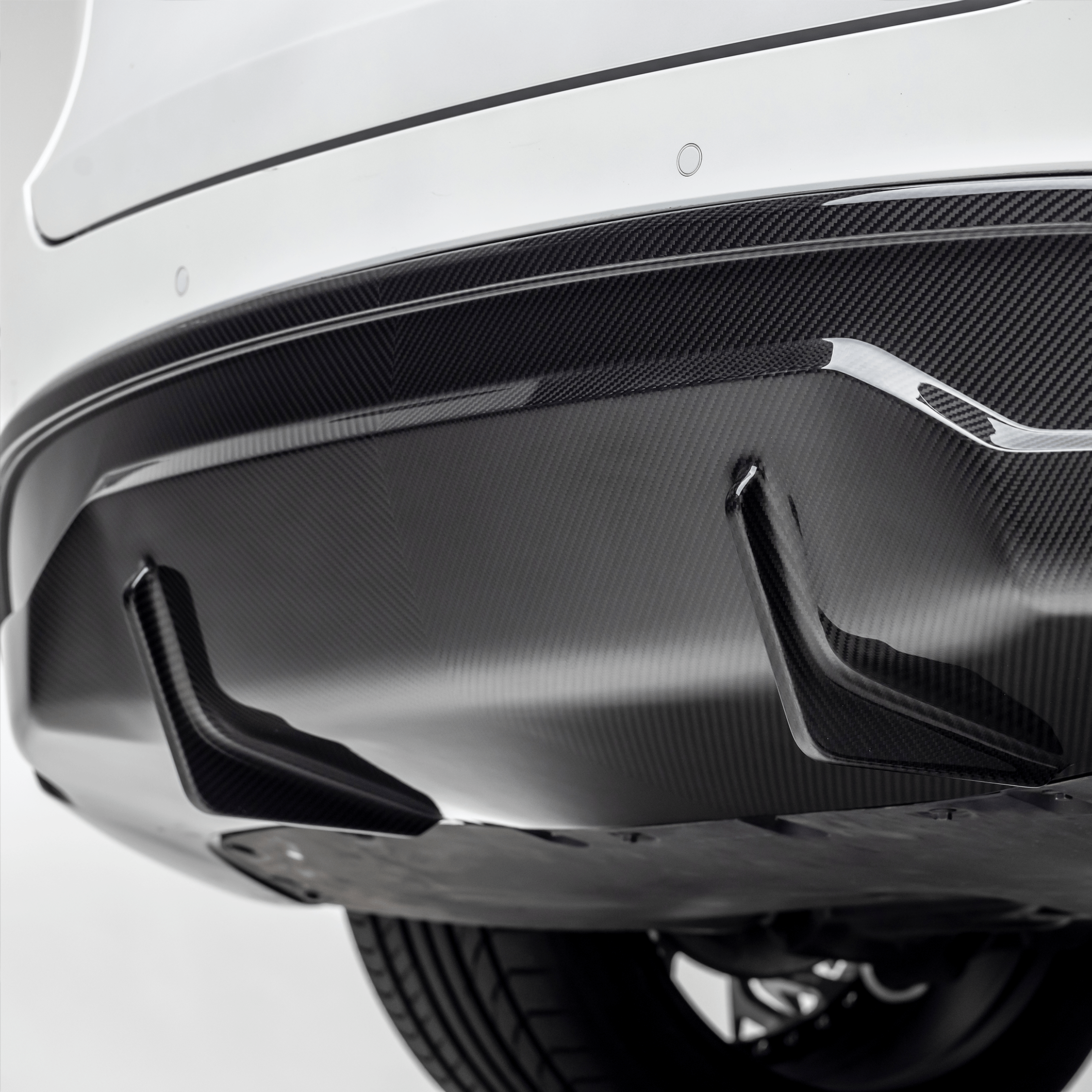 Tesla Model Y Aero Rear Diffuser - Vorsteiner Wheels  - Aero - [tags]