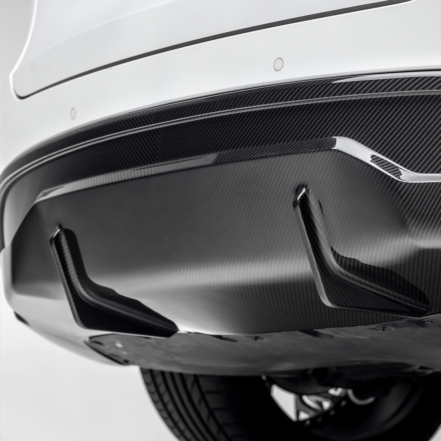 Model Y Rear Splitter Installation Tesla Model Y Aero Rear Diffuser | Vorsteiner Wheels