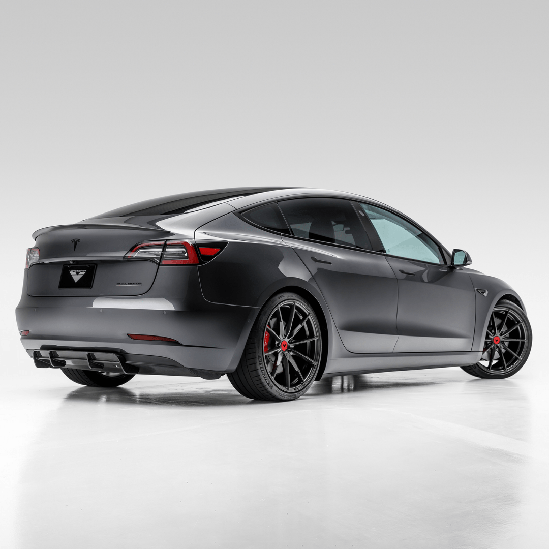 Tesla Model 3 Volta Aero Rear Diffuser - Vorsteiner Wheels Wheels  - Aero - [tags]