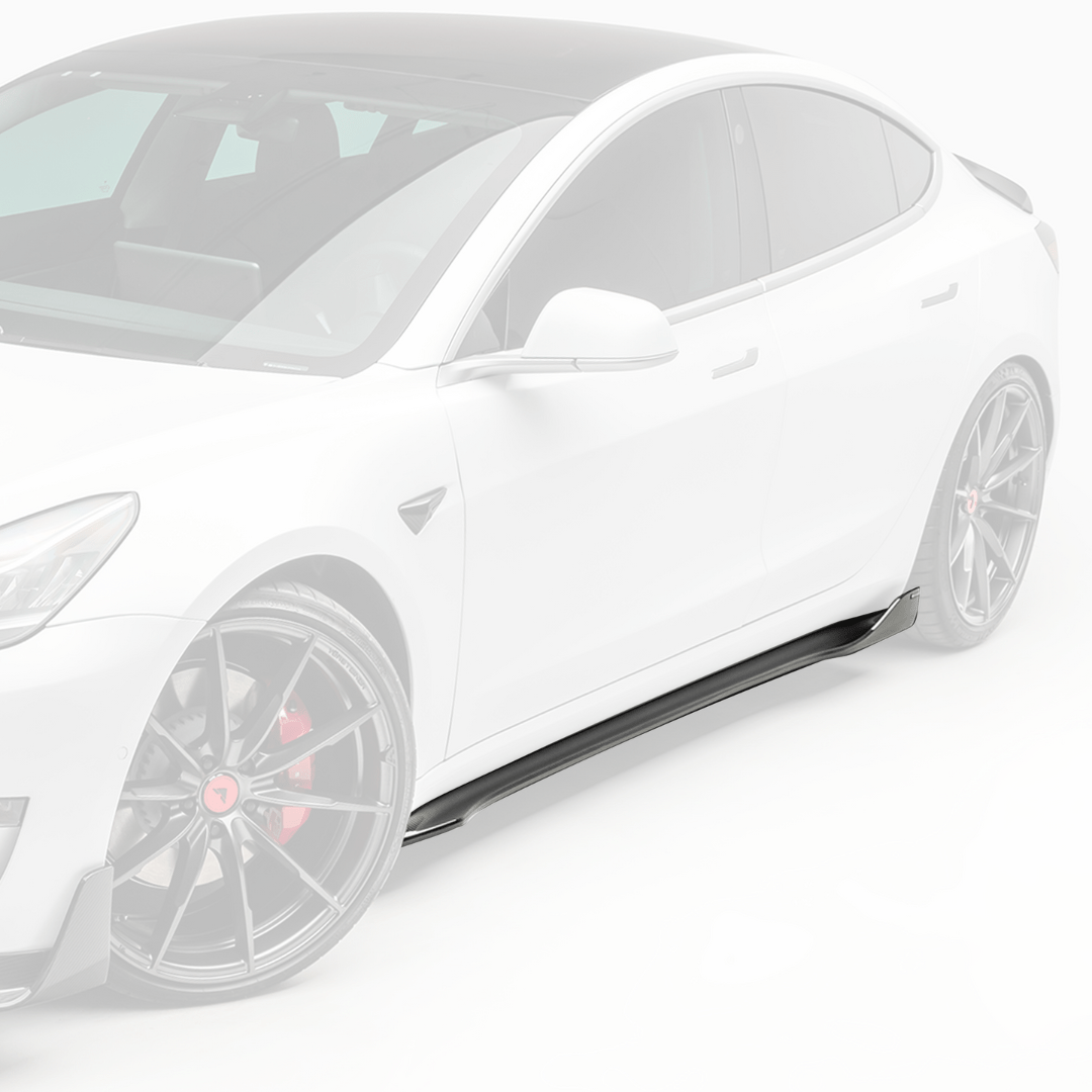 Tesla Model 3 Volta Aero Side Skirt - Vorsteiner Wheels  - Aero - [tags]