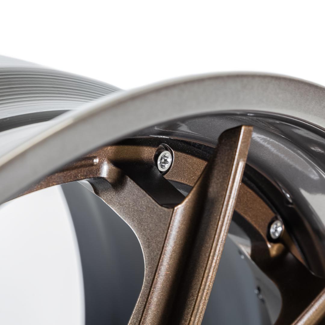 <b>VMP-301</b><br>2021-2022 Tesla Model S<br>21x10.5 | 21x11.5<br>Satin Bronze<br>Polished Smoked Gloss Lip - Vorsteiner Wheels Wheels  - Wheels - [tags]