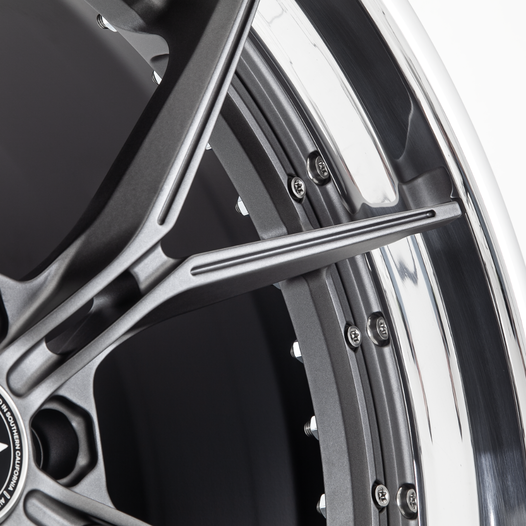 <b>VMP-305</b><br>2015-2022 Audi R8<br>20x9 | 21x12<br>Satin Graphite<br>High Polished Lip - Vorsteiner Wheels  - Wheels - [tags]