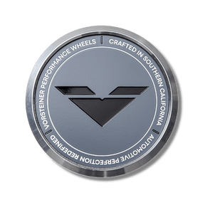 Vorsteiner Aluminum Center Caps - Grey with Black Logo - Vorsteiner Wheels  - Toys - [tags]