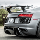 Audi R8 Carbon Fiber Rear Diffuser - Vorsteiner Wheels  - Aero - [tags]