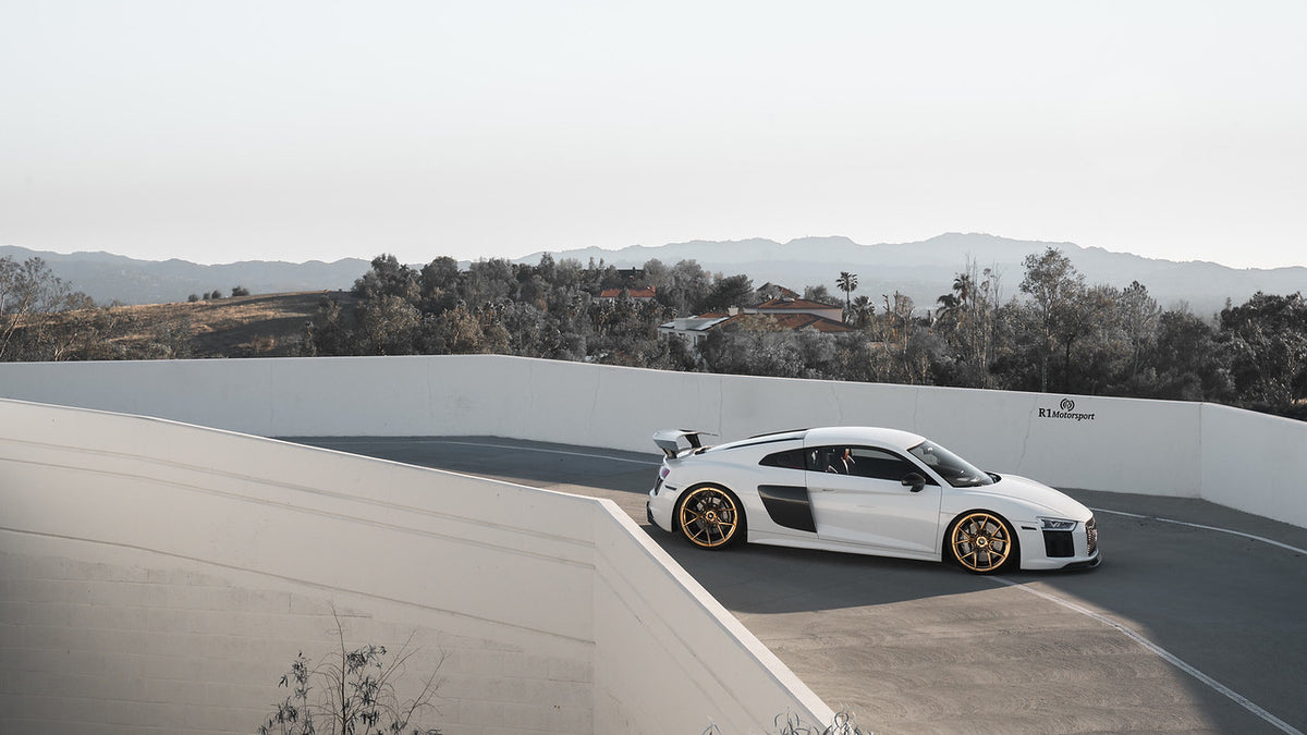 Audi R8 - VRS Program - 20/21" V-SF 001 Polished Gold - Vorsteiner Wheels  -  - [tags]