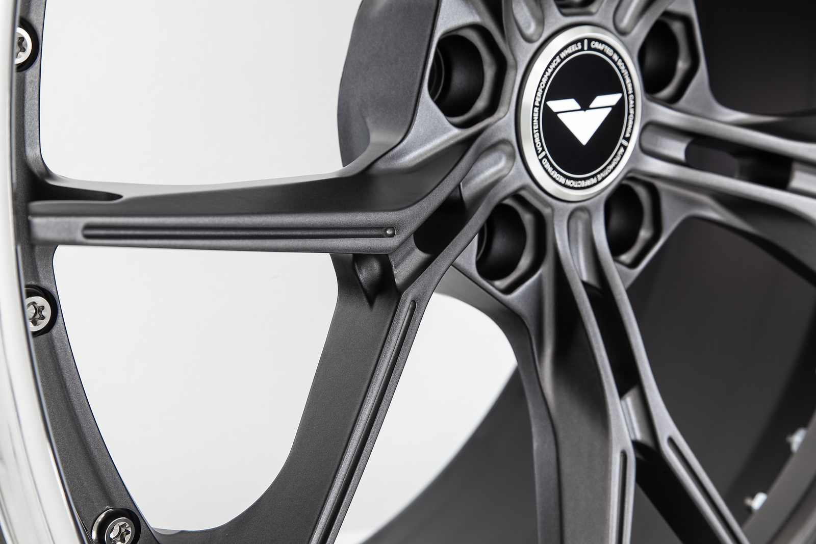 <b>VMP-305</b><br>2015-2022 Audi R8<br>20x9 | 21x12<br>Satin Graphite<br>High Polished Lip - Vorsteiner Wheels Wheels  - Wheels - [tags]