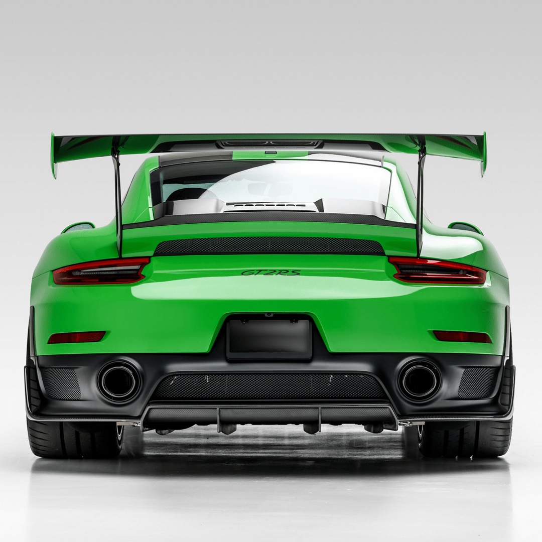 Porsche Extended Wing Aluminum Risers - Vorsteiner Wheels  - Carbon Fiber - [tags]