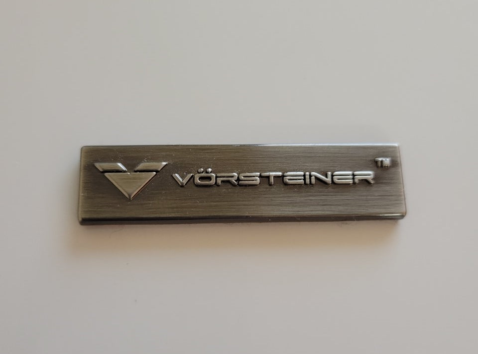 Vorsteiner Metal Emblem - Vorsteiner Wheels  -  - [tags]